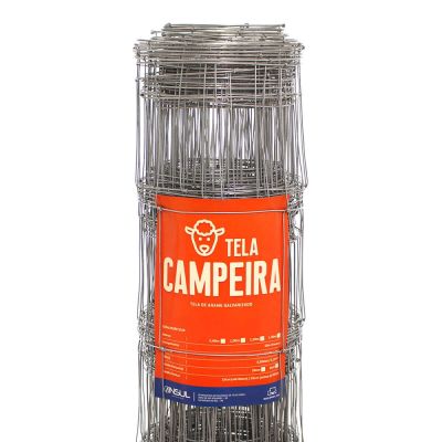 Tela Campeira Galvanizada Fio 2,30 e 2,10mm (campestre) - Rolo 50m