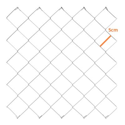 Tela Alambrado Galvanizada fio 12 (2,76mm) malha 2" (5cm) - Rolo 20m