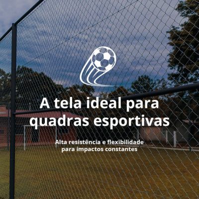 Tela Alambrado Galvanizada fio 14 (2,10mm) malha 2