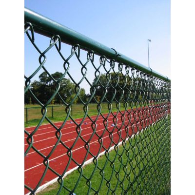 Tela Alambrado Revestida PVC VERDE Fio 12 (3,80mm) malha 2"(5cm) - Rolo 20m