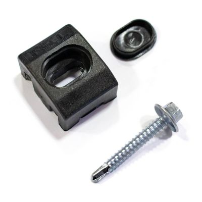 Fixador e tampa tubo para Gradil (COM PARAFUSO)