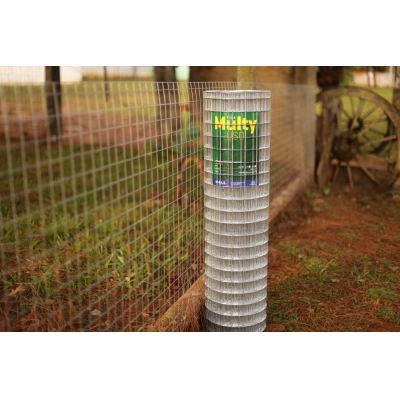 Tela Soldada Multy Uso 25m (Fio 1,90mm / Malha 5x5cm) - Rolo 25m
