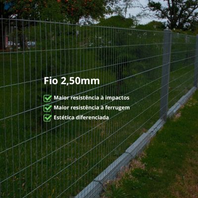 Tela de proteção residencial Titan (Fio 2,50mm / Malha 5x15cm) - Rolo 25m