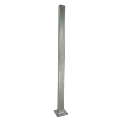 Tubo Galvanizado C/Base para Gradil e Alambrado 40x60x1,25mm