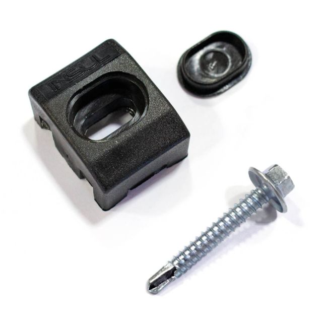 Fixador e tampa tubo para Gradil (COM PARAFUSO)