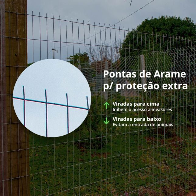 Tela de proteção residencial Titan (Fio 2,50mm / Malha 5x15cm) - Rolo 25m